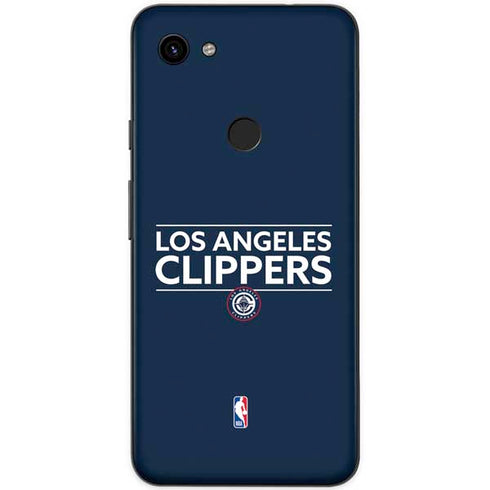 NBA Los Angeles Clippers Standard Blue Google Pixel 3a Skin